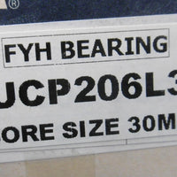 Lot of 2 FYH UCP206L3 Pillow Block Bearing 30mm Bore Dia