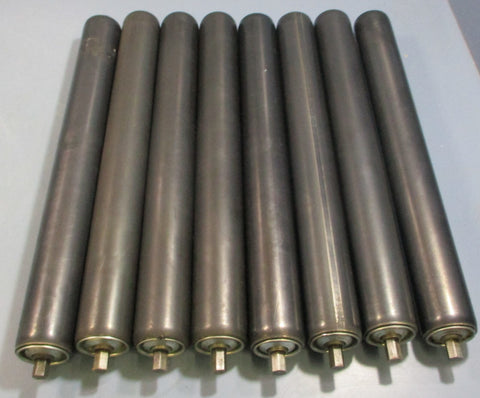 Frantz Mfg Coneyor Roller 1.90" OD 16-3/4" L 7/16" Hex Head (Lot of 8)