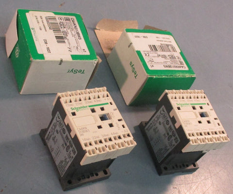 Schneider CA4KN313BW3 Control Relay Contactor 690V 50/60Hz 10A 8kV Lot of 2