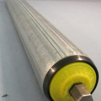 Interroll Conveyor Roller 23" Length 2.1" OD Galvanized Steel