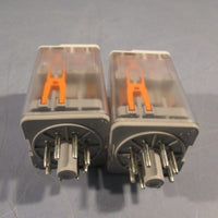 Lot of (2) EATON General-Purpose Relay 240 VAC D3PF2AB