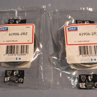 SKF 61906-2RZ Single Row Deep Grove Ball Bearing 30mm ID 47mm OD 9mm W Lot of 2
