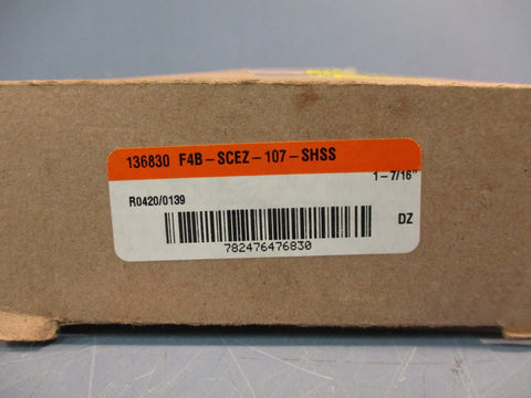 Dodge 136830 4Bolt Flange Bearing 17/16" F4BSCEZ107SHSS