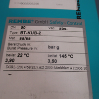 REMBE GmbH Safety + Control Diaphragm Bursting Kit BTKUB2 90518108131985