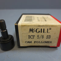 McGill BCF5/8SB Cam Follower Bearing RD .6250" RW 0.438" SD .2500" New!