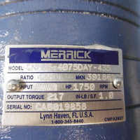 New Merrick Reducer CNHJS-4075DAY-435 435:1 1750RPM 217 Output TQ