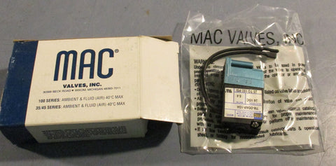 Mac Valves Inc TM-DDAP-1DA Solenoid Valve 24 VDC 25-150 PSI 5.4 W