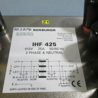Roxburgh Line Filter 3 Phase & Neutral 415V 25A 50/60Hz IHF 425