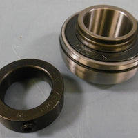 Lot of 2 FYH NA 20618 Self Aligning Insert Bearing and Collar: 11/8" Shaft