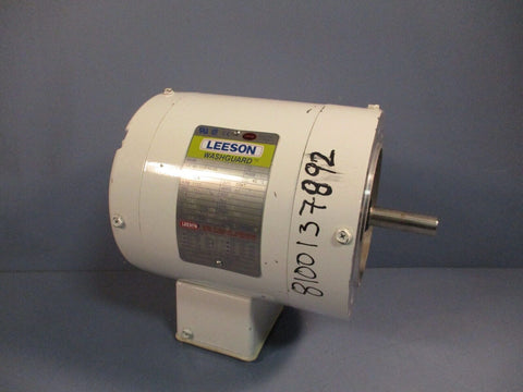 Leeson 113649.00 Washguard Motor 1/4 HP 3 Ph 1725 RPM 208/230/460 V C6T17VC5H