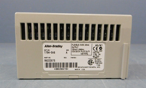 Allen-Bradley FLEX I/O Digital Output Module 1795-0A8 120 VAC