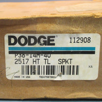 Dodge 112908 P3814M40, 2517 HT TL Sprocket 3850 Max RPM
