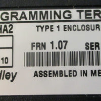 Allen Bradley 1201HA2 Ser B Programming Terminal Nema Type 1 FRN 1.07