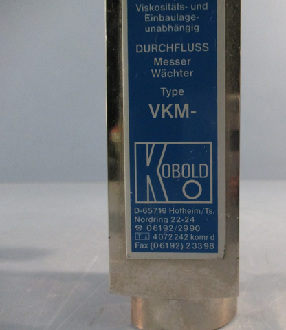 Kobold Type VKM Flow Meter VKM-14, Viscosity-Compensated Flow Meters