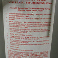 Shelco 7FOS4-316-2F-GP 316L Stainless Steel Filter Housing 150PSI Rating 2" MNPT