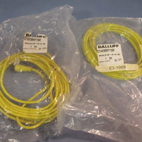 LOT OF (2) BALLUFF CABLE C21AE300VY150F 250V 4A