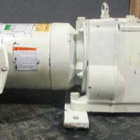 US Motors CBN3252SB340.0MT140 Ser 3000 Gearmotor Emerson E190A Reducer