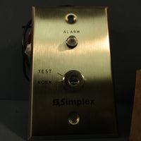 Lot of (3) SIMPLEX 20989806 0621151 ALARM INDICATOR KEY SWITCH