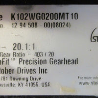 Stober K102WG0200MT10 ServoFit Precision Gearhead 20.1:1 Ratio