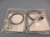 Lot of (2) BIMBA MRS-087-PBL-17 MRS Magnetic Reed Switch 120VAC/VDC 20 MA