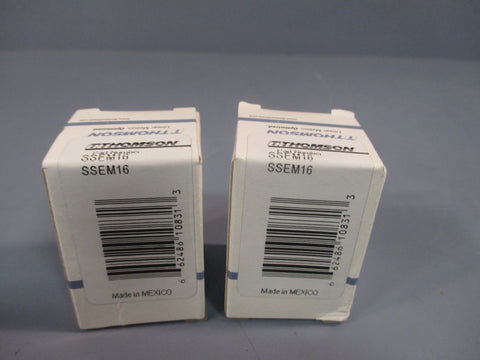 Lot of (2) Thompson Linear motion ball bearing SSEM16