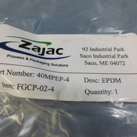 Zajac 40MPEP4 FGCP024 Sanitary Gasket 4" Inch