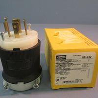 HUBBELL 3 POLE INSULGRIP TWISTLOCK PLUG 20A HBL2421