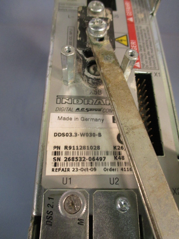 INDRAMAT DIGITAL AC SERVO CONTROLLER DRIVE DDS03.3-W030-B R911281028