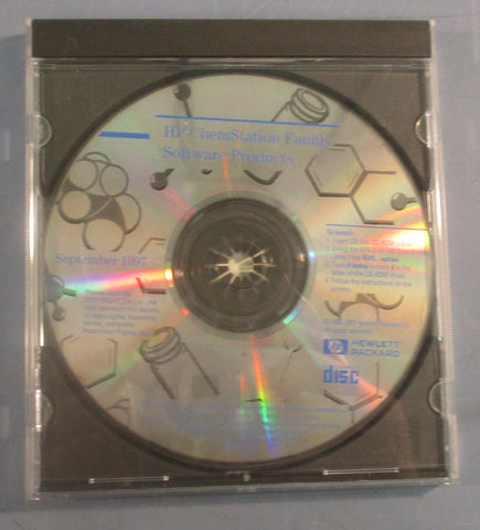 Hewlett Packard G2070-60054 HP ChemStation Family Software Products Disc