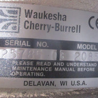 Waukesha CherryBurrell 2085 Centrifugal Pump w/ Baldor JMWDM3710T Motor