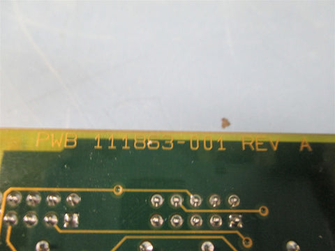 PL Manufacturing PWB 111863001 Circuit Board  Used