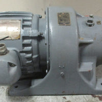 US Motors JVNGD Syncrogear 1 HP, 84 Final RPM Out, 3 Ph 220-440V, 182-10 Frame