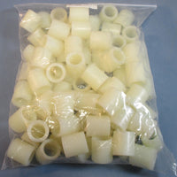 Lot 79 Plastic 3/4" Bore by 1.214" Tall Spacer / Bushing 0.760" Actual Bore NWOB