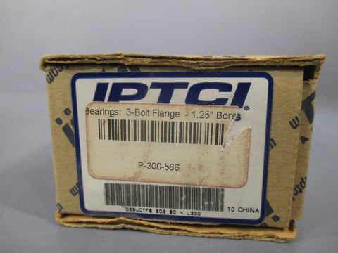 IPTCI 3Bolt Ball Bearing Flange Unit 11/4" SUCTFB 206 20 N L3