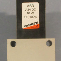 Camozzi 62315G Directacting Solenoid Valve 6 bar Max A63 24 VDC 10 W