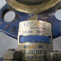 TYCO KEYSTONE DOUBLE ACTING RACK & PINION ACTUATOR/BUTTERFLY VALVE F79U-003