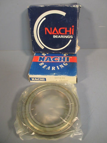 Nachi Radial Ball Bearing (Lot of Two) 6013ZZE C3