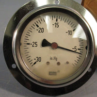 WIKA 9767185 Pressure Gauge Type: 213.53 2.5" 1/4 NPT/CBM Range: 0/-30"HG VAC