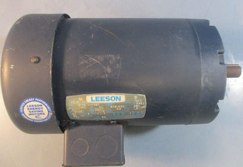 Leeson 120087.00 AC Motor C145T11FB2C 3PH 1HP 208-230/460V 7/8" Shaft Dia
