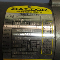 BALDOR 1/4 HP INDUSTRIAL MOTOR 1725 RPM 230/460 V FRAME 56C KM3454