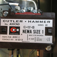 Cutler Hammer A30CGA0 Ac Magnetic Combination Starter w/ Motor Circuit Switch