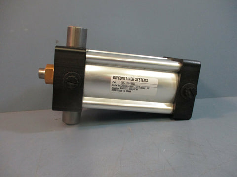 BW Container Systems Pneumatic Cylinder 021750255 250PSI Used