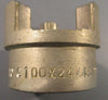 T.B. Woods G100X24/48 Sprocket Bore Jaw Coupling 0.84" Bore 1.75" OD