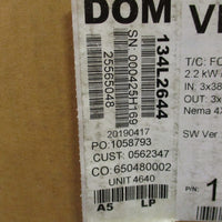 Danfoss VLT 134L2644 Variable Frequency Automation Drive 2.2 kW / 3 HP 380480 V