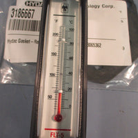 SAINT MACHINERY FLT5 5" FLUID LEVEL/TEMPERATURE GAUGE