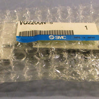 SMC VQ2200N5 Pneumatic 5 Port Solenoid Valve 0.10.7 Mpa Sealed