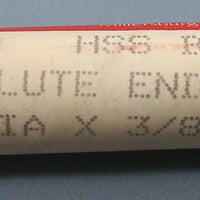 Brubaker Ball End Mill Cutter, 5/16" DIA x 3/8" SHK, HSS, 2E, LD=1.700, USA