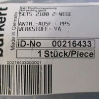 Burkert 216433 Parts Kit 641115, 641114, 641113, 64112, 641110, 665447 Type 2100