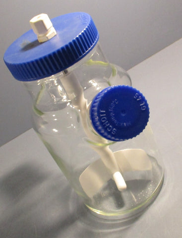Bellco glass 1000 mL 2-Neck Micro Carrier Spinner Flask GL45 Cap
