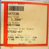 Flowserve Seal P/N 104238 1.5" Size 2/SGL INS FRO DURA SEA: E 7 R8LAOLAO